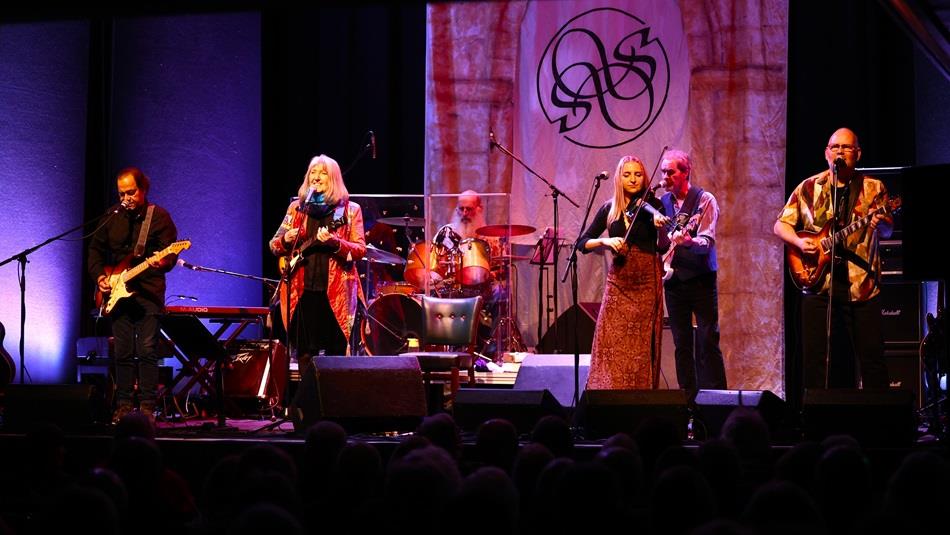 Steeleye Span performing on stage.