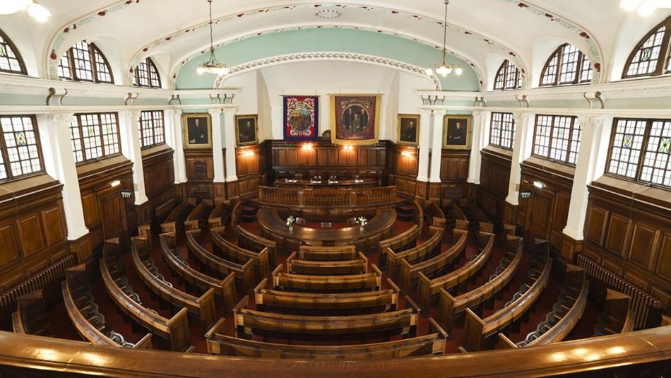 The Pitman's Parliament room in Redhills Miners Hall