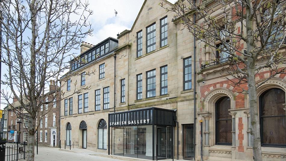 An exterior view of the Spanish Gallery in Bishop Auckland, part of the Auckland Project