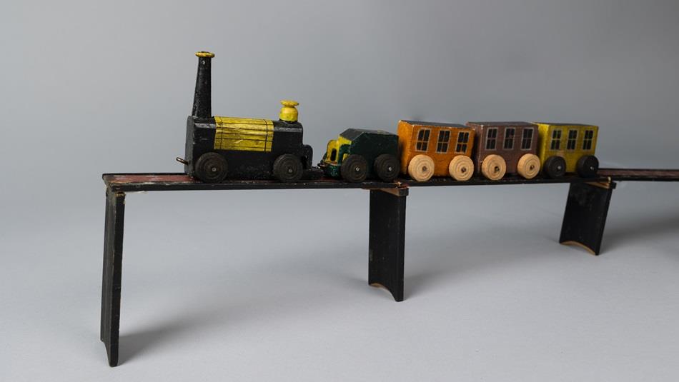 Toy.51 Model Train Set c.1840s at The Bowes Museum. Photography by Claire Collinson.