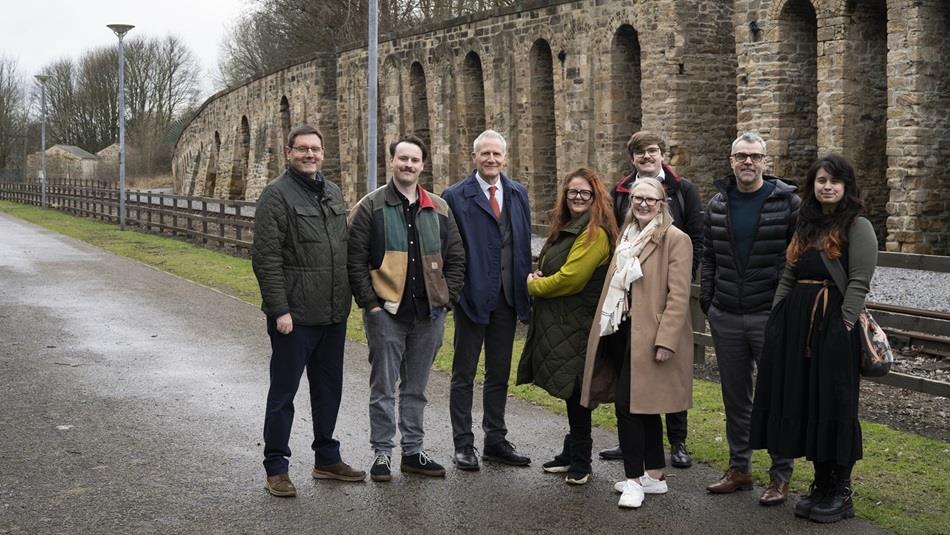 From left, Bryan Harris, Jack Fahey, Studio; Reuben Kench; Niccy Hallifax; Sarah Price; Paul Shail; Richie Starrs; and Jazmine Vassie.