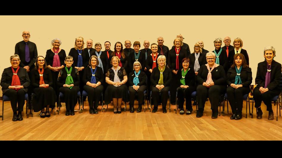 Group photo of The Argus Singers.