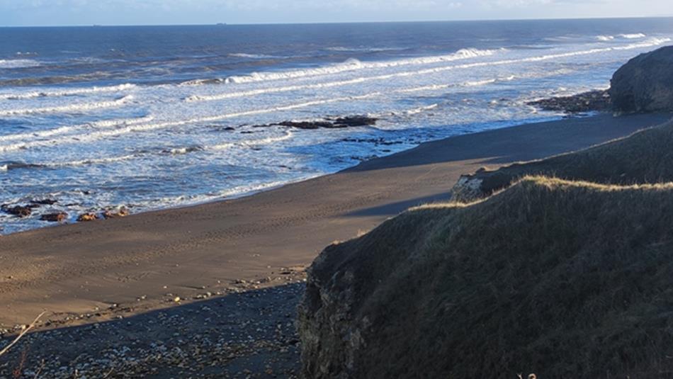 Aerial view of Blackhall Rocks
