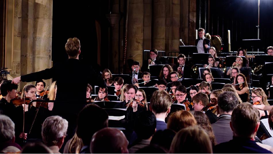 Durham University Palatinate Orchestra performing