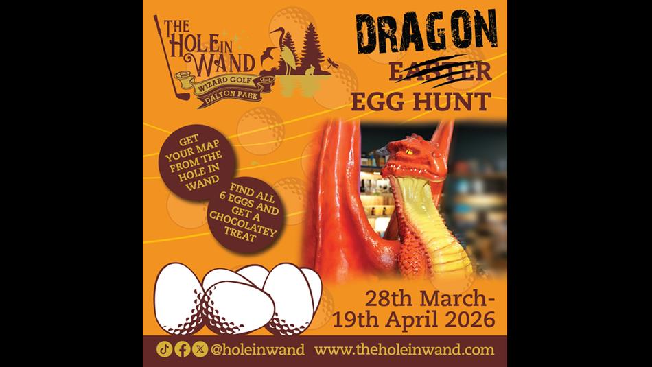 Dragon Easter Egg Hunt. Photos of dragons  and eggs.