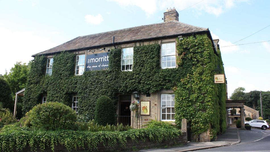 Exterior shot of The Morritt Hotel and Garage Spa.