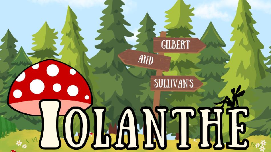 'Lolanthe', a toadstool in a forest with the signpost, 'Gilbert and Sullivans'