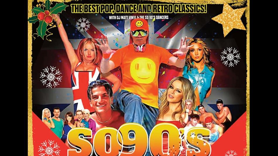 Collage of 90s popstars: Britney Spears, Kylie Minogue, Peter Andre, Steps, Geri Halliwell etc