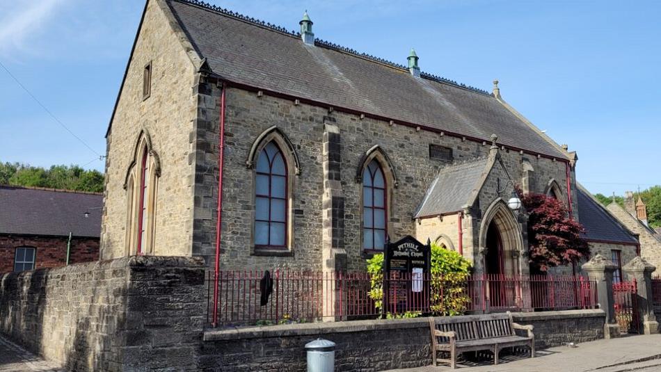 The Pit Village chapel at Beamish Museum