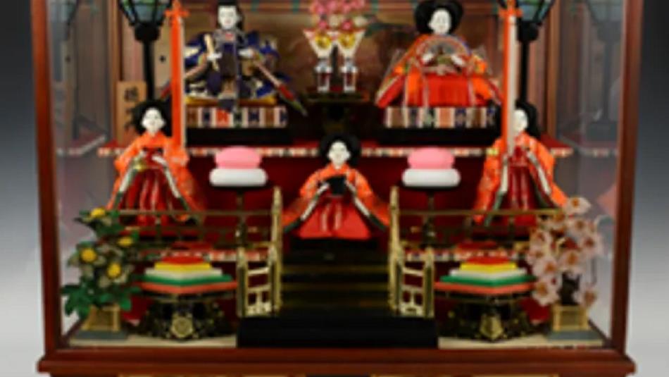 Japanese Hina Matsuri dolls on display at Durham University Oriental Museum