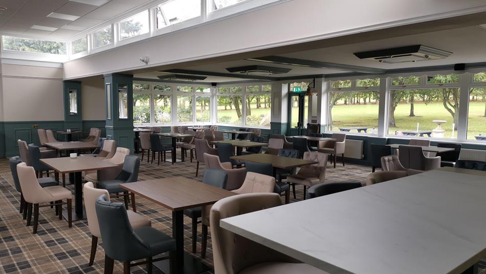 Lounge area at Beamish Park Golf Club.