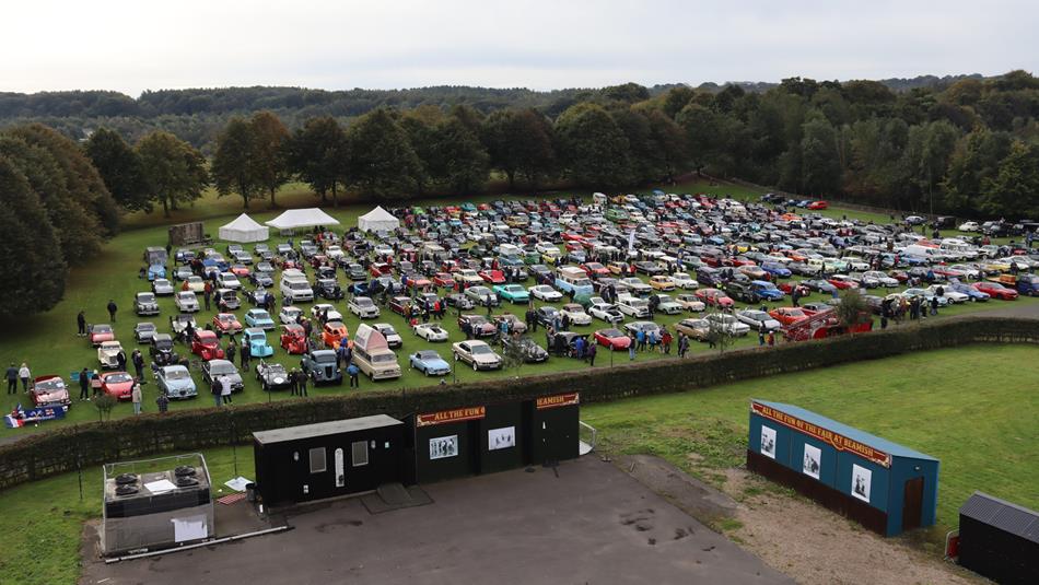 Classic cars on display at Beamish, The Living Museum of the North