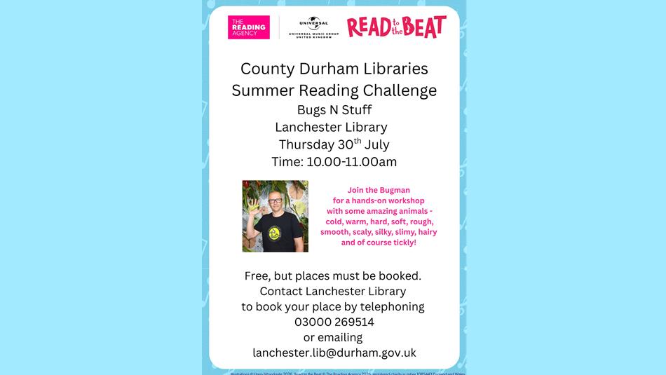County Durham Libraries Summer Reading Challenge - Lanchester Library.