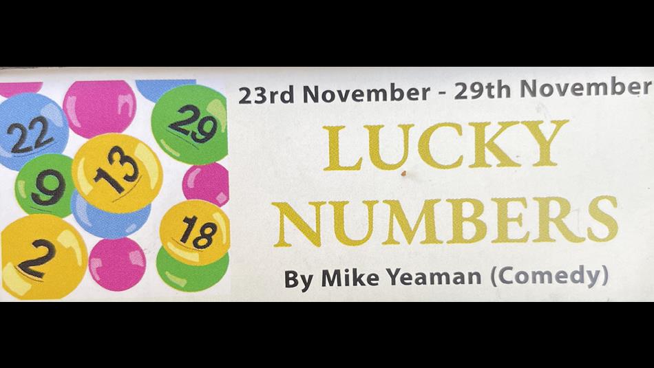 Lucky Numbers graphic image of lotto balls