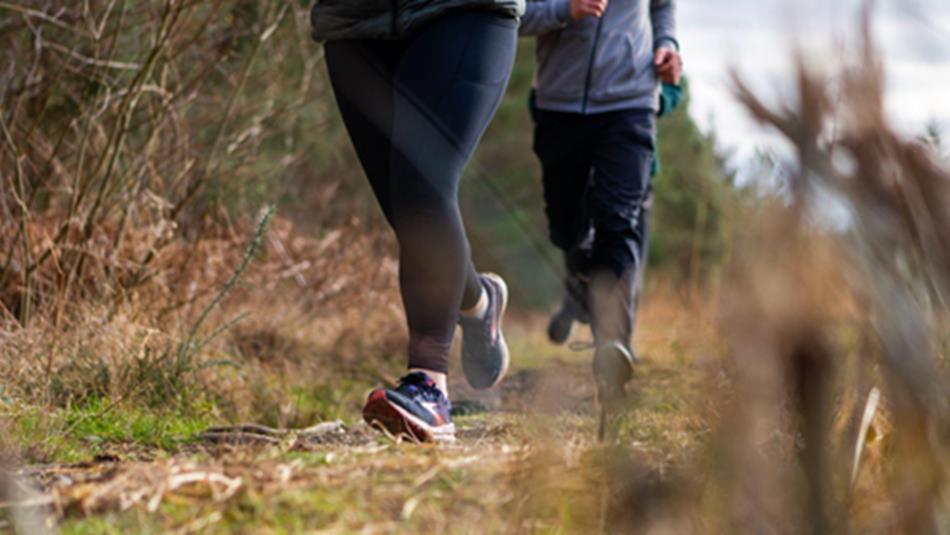 Runners at Hamsterley Forest