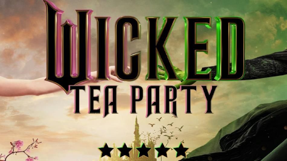 Wicked Tea Party. Wicked Witch of the West reaching out to Glinda the Good.