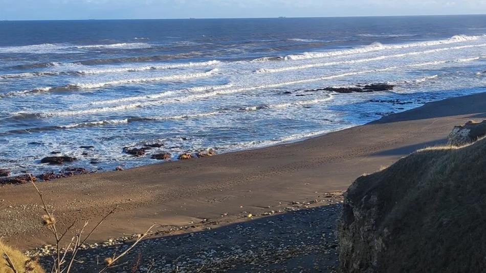 View of the sea from Blackhall Rocks.