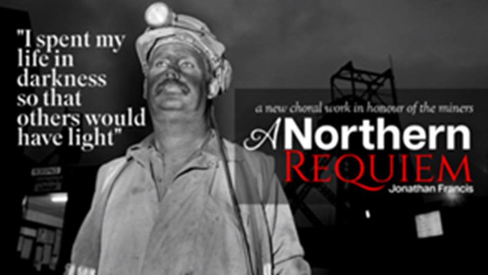 Black and white photo of a miner