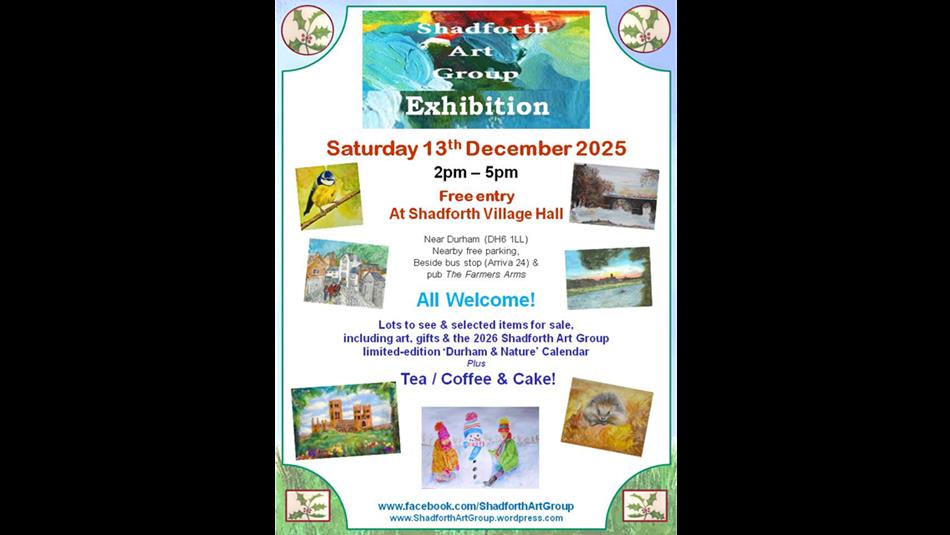 Shadforth Art Exhibition. 13th December 2025
