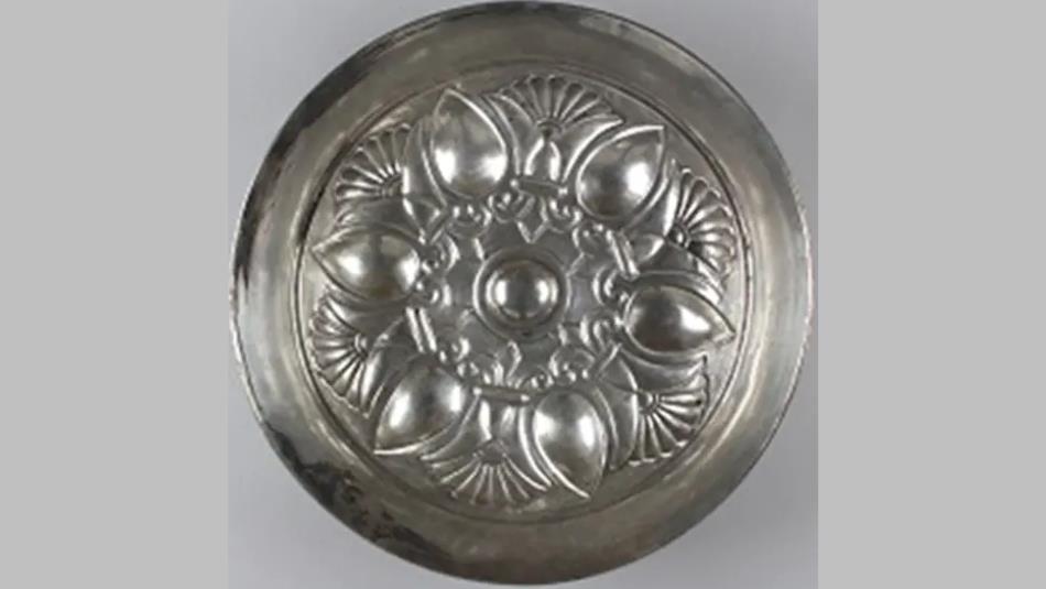 A beautiful silver ancient Persian bowl