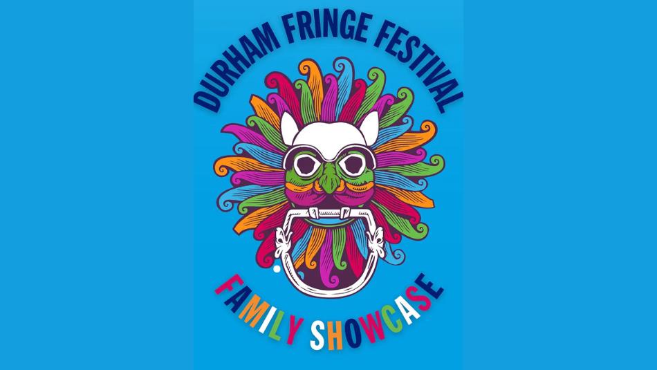 Durham Fringe Festival Logo of a colourful Sanctuary Knocker, Family Showcase