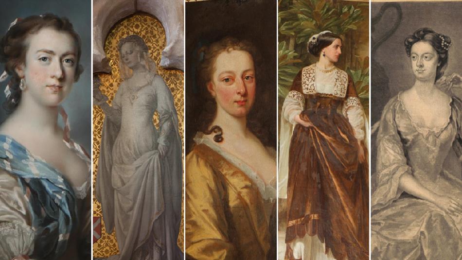 Portraits of historical women of Raby