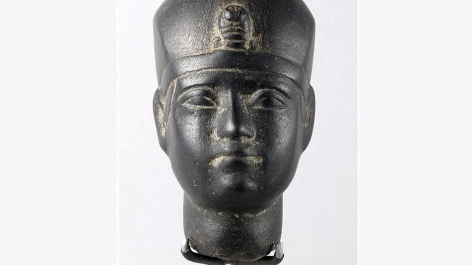 Head of a Pharaoh from Ancient Egypt