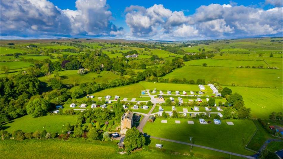 Fields at Doe Park Caravan Site