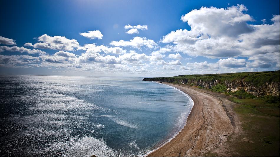 Aerial view of Blast Beach