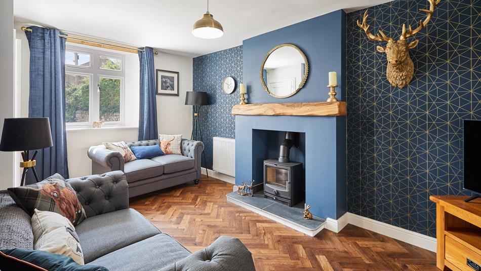 Lounge at Castle View Cottage