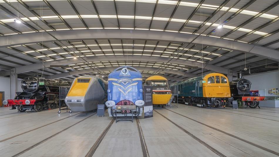 Trains at Locomotion.