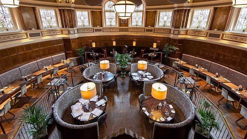 Interior image of Marco Pierre White Steakhouse and Grill at Hotel Indigo