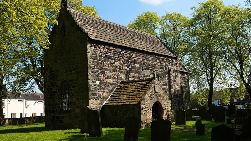 Exterior view of Escomb Saxon Church