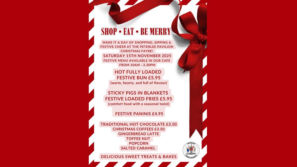 Image of event information & menu for Cafe