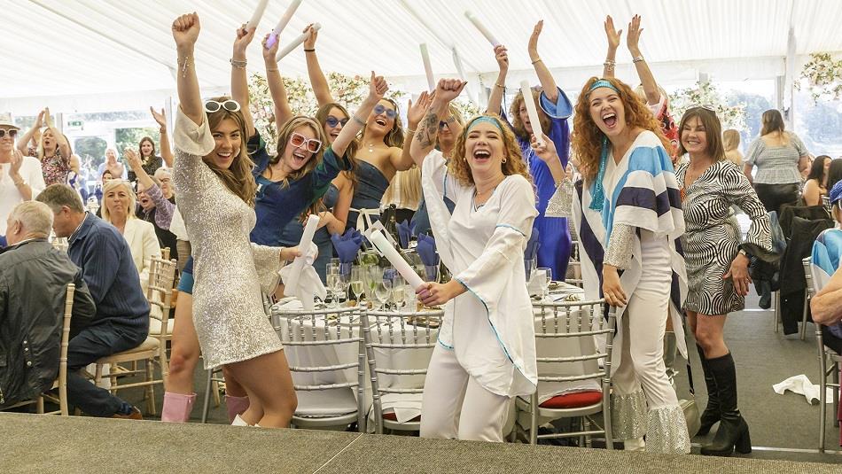 People partying at Greek Fest