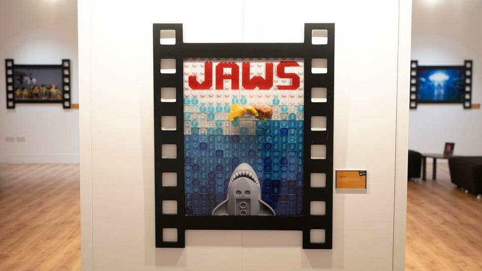 Lego exhibition of 'Jaws' the movie - Warren Elsmore