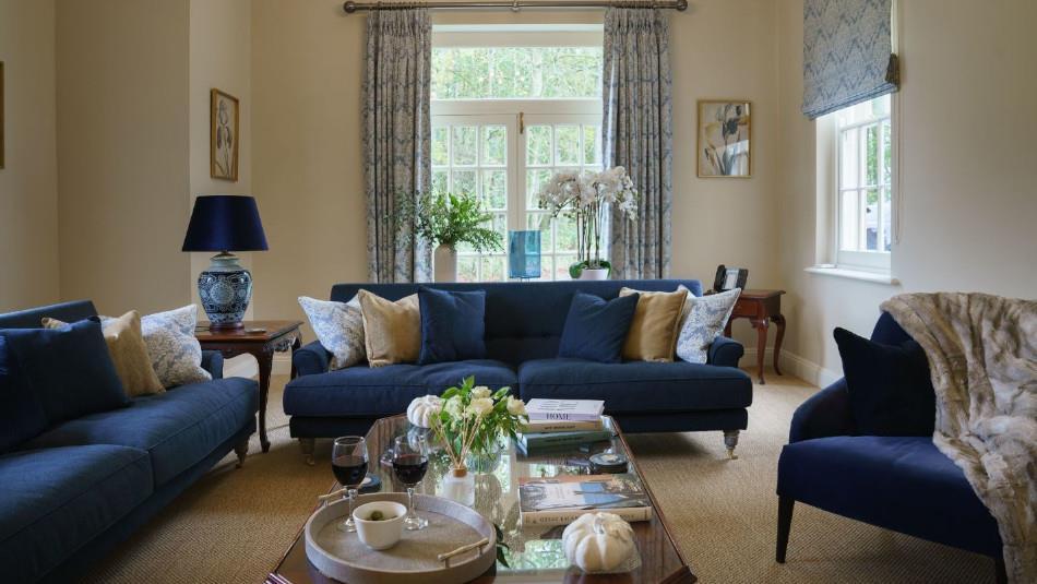 Living room at Dukeswood Cottage Wynyard Hall