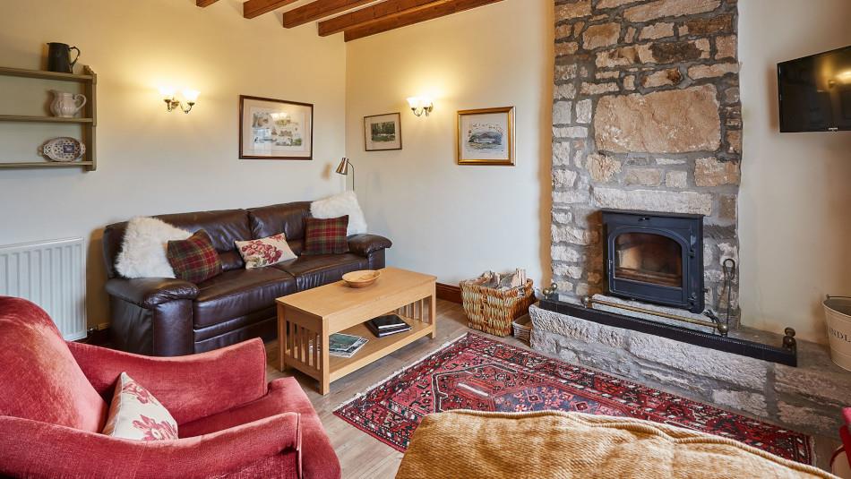 The lounge at Wodencroft Cottage Cotherstone