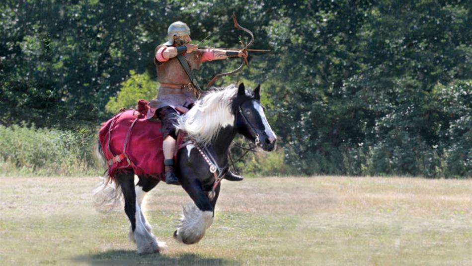 Roman Commotion Re-enactor