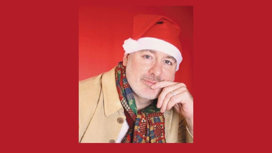 image of Guy Masterson wearing Christmas hat