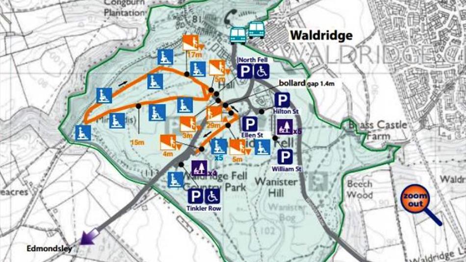 Picnic Spot: Waldridge Fell (cycling not permitted)