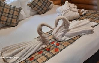 Double Bed at Arbeia Lodge