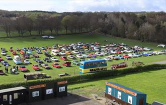 Classic cars on display at Beamish Museum - Copyright Beamish Museum