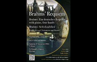 Brahms' Requiem, image of a boat on a lake.