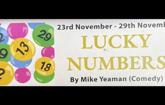 Lucky Numbers graphic image of lotto balls