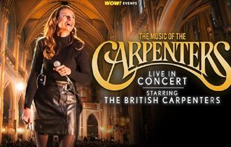 A member from the Carpenters' tribute act 'The British Carpenters' performing.