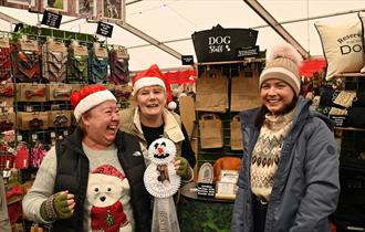 The Craft & Producers' Marquee at Durham Christmas Festival