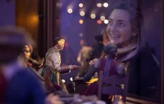 A visitor to the Faith Museum looking at the Neapolitan Nativity