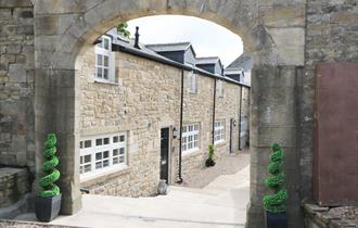 Exterior of Corner Cottage Stanhope Castle