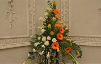 Image of beautifully arranged flowers.